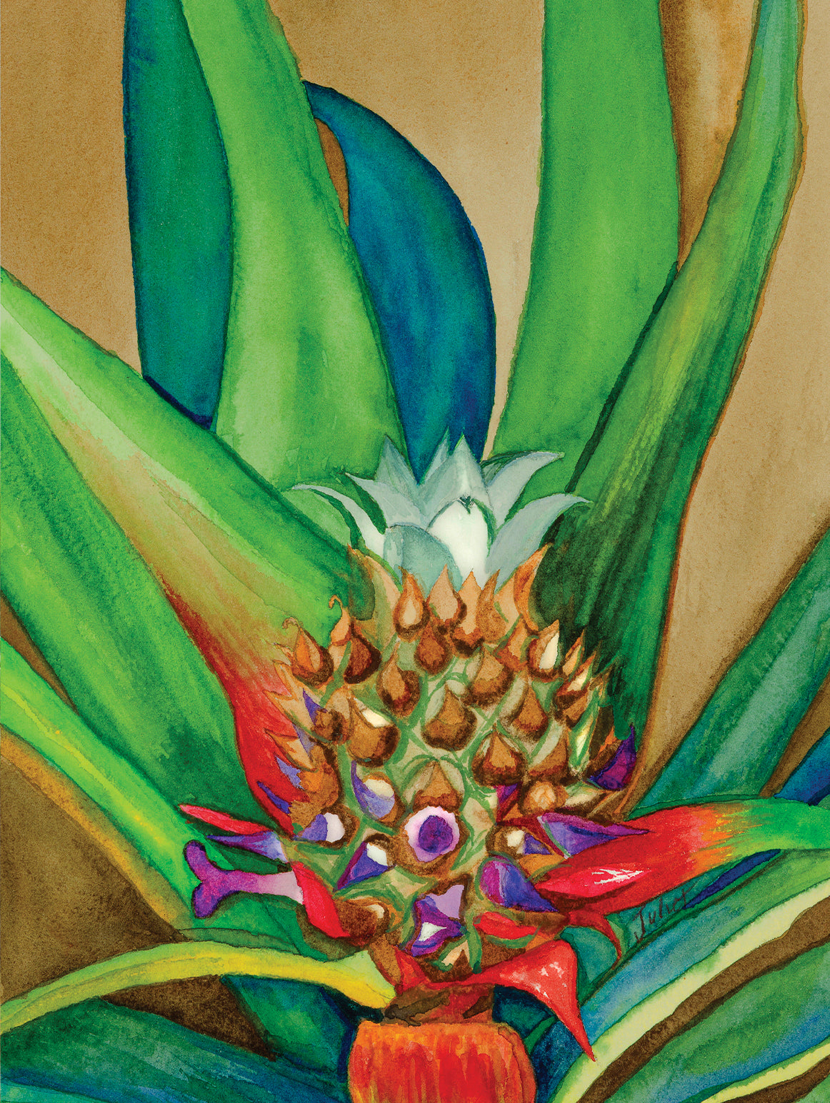 Blooming Pineapple
