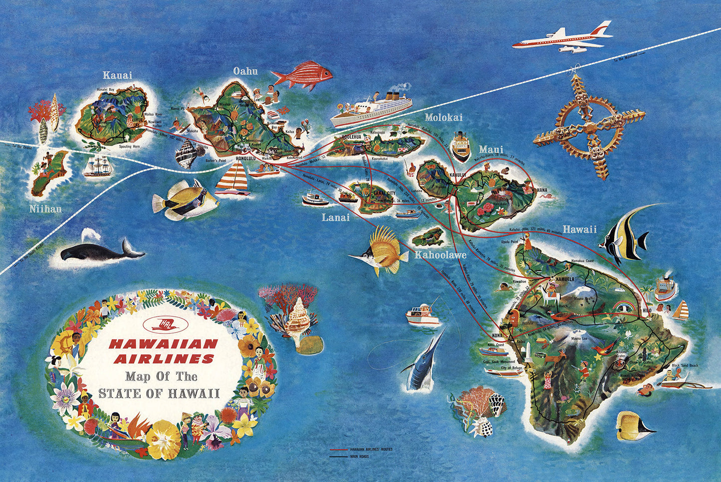1969 Hawaiian Airlines Hawaii