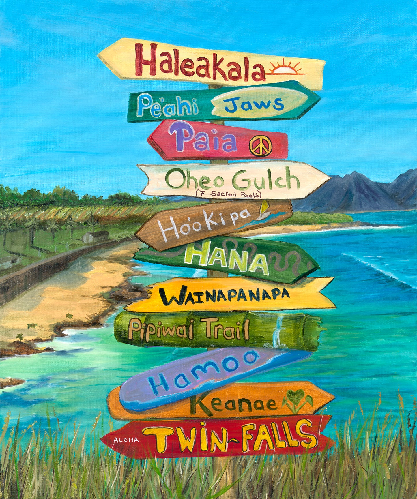 Haiku Sign Post