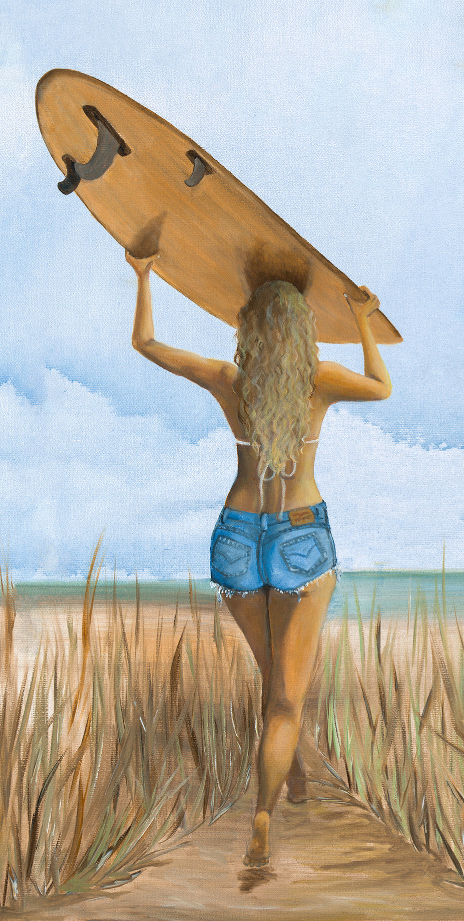 Walking to the Shoreline