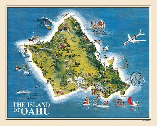 1968 Island of Oahu
