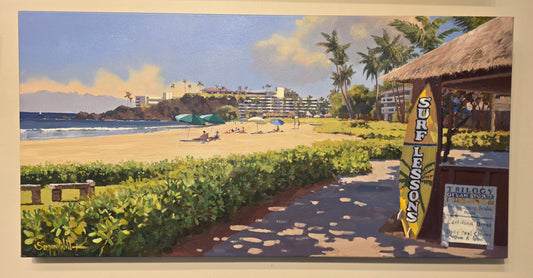 Simon Williams' Surf Lessons Original Art