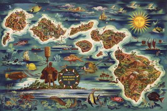 1950 Dole Hawaiian Islands
