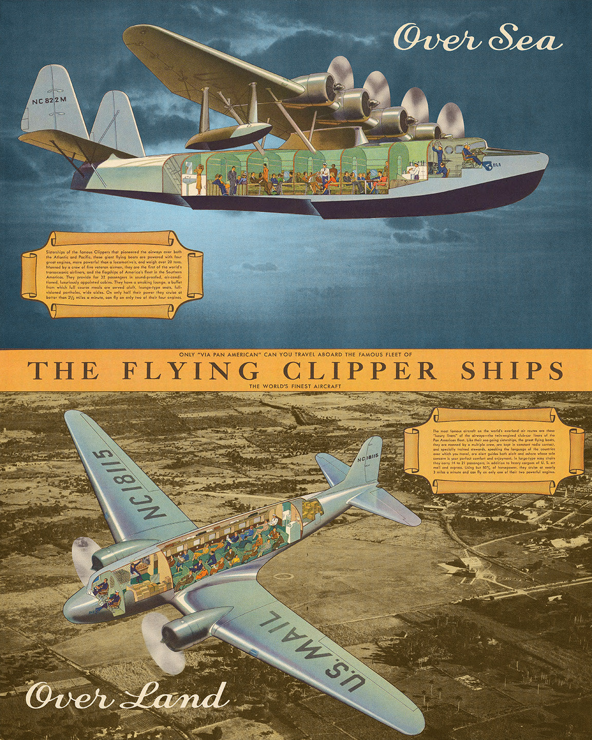 Flying Clipper Ships